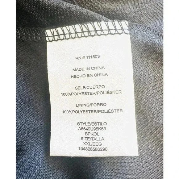 NWT LILY ROSE Juniors Sleeveless Pullover V-Neck Lined Floral Skater Dress Sz XL - Picture 11 of 12